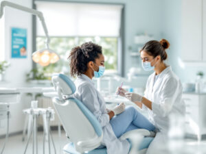 regular dental exam & cleaning